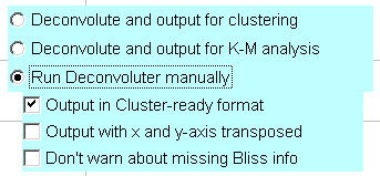 Run deconvoluter manually